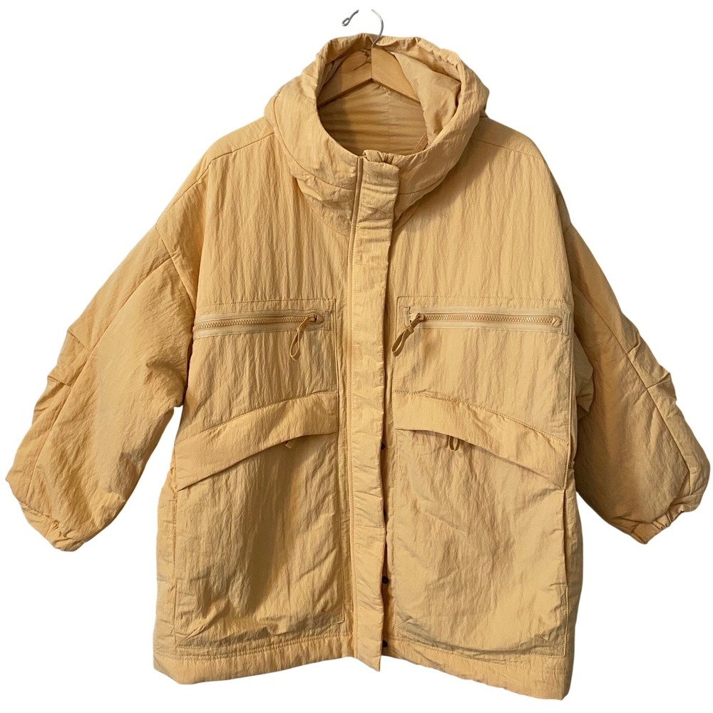 FP Movement Billie Boxy Insulated Jacket Nectar Oversized Hooded XS/S Boho